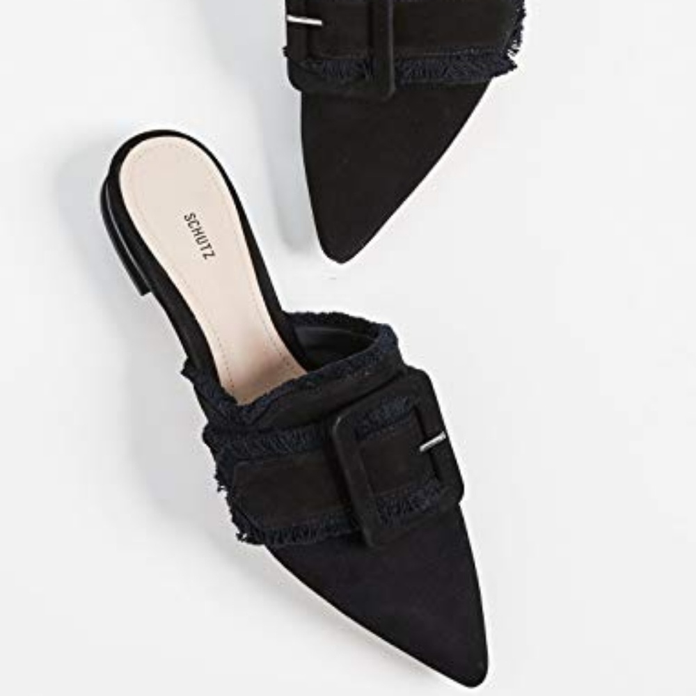 Schutz mileni mules black